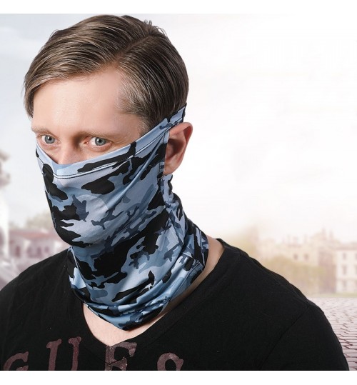 Skull Cooling Neck Gaiter with Ear Loop